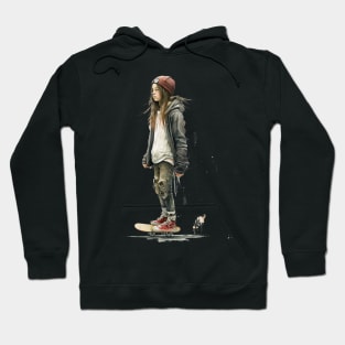 skater girl Hoodie